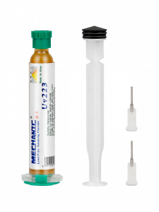 MECHANIC UV-223 флюс для пайки шприц 10мл